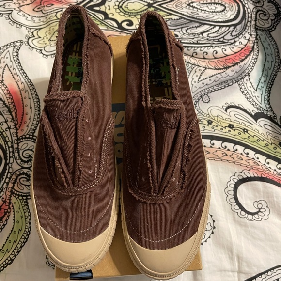 Keds brown corduroy sneakers - Picture 1 of 4